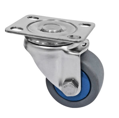 Dajin PA ruedas de ruedas de acero inoxidable 50 mm Capacidad de carga alta 150 kg
