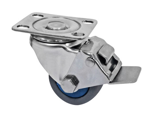 Dajin PA ruedas de ruedas de acero inoxidable 50 mm Capacidad de carga alta 150 kg