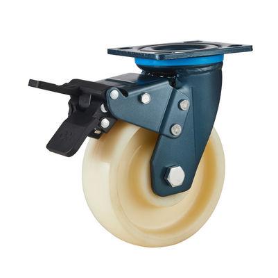 Rodillos de ruedas de Dajin de trabajo pesado de 100 mm-200 mm Rodillos de ruedas de nylon con recubrimiento antirruda