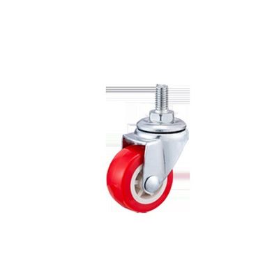 Ruedas de ruedas rojas 25mm -75mm silla de oficina universal ruedas de ruedas