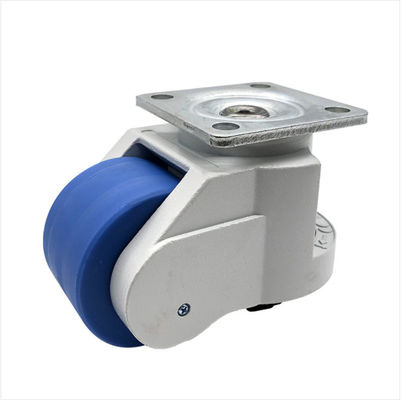 Rueda niveladora con placa de montaje GD150F de alta resistencia, capacidad de 1500 kg, rueda y base de nailon