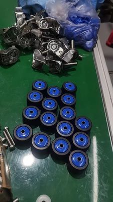 Dajin TPR ruedas de ruedas de acero inoxidable 50 mm Capacidad de carga alta 150 kg