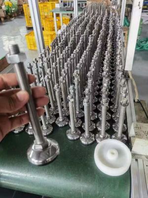 Pies ajustables de acero inoxidable 304 de 50 mm, 60 mm, 80 mm y 100 mm para maquinaria industrial