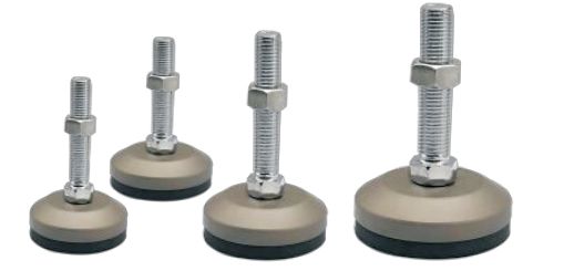 Ruedas giratorias antivibración ajustables