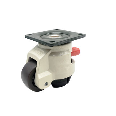 Ruedas giratorias niveladoras ajustables con palanca 40 mm 50 mm 62 mm 70 mm