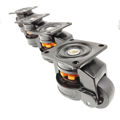 Ajustadores de pies 40 mm 50 mm 62 mm 70 mm Ruedas de ruedas de nivelación Alturas ajustables